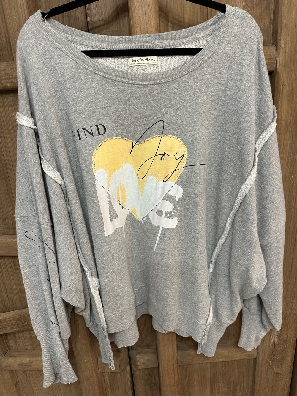 We The Free Grey sweatshirt  Camden